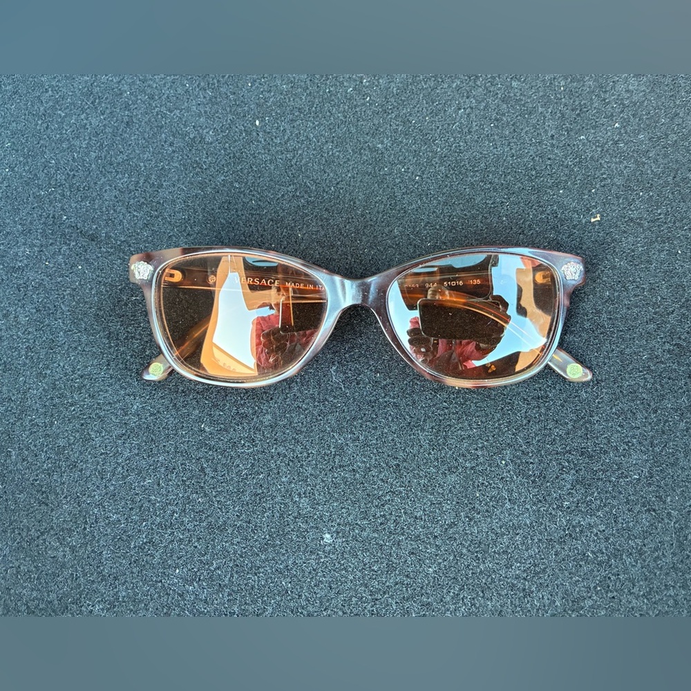 Versace Brown Tortoise Wayfarer Medusa Glasses Frame MOD 3153 - Picture 2 of 5